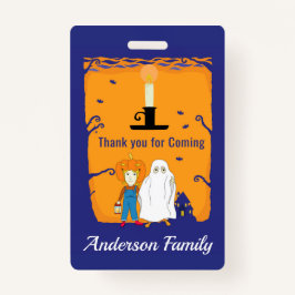 キッドハロウィーン誕生日ありがとう バッジ