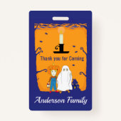 キッドハロウィーン誕生日ありがとう バッジ (裏面)