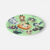 キッドハローウィンパーティ ペーパープレート (アングル)