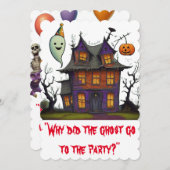 キッドハローウィンパーティ 招待状 (正面/裏面)