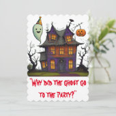 キッドハローウィンパーティ 招待状 (スタンド正面)