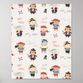 キッドパーティー海賊ポスター ポスター