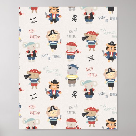 キッドパーティー海賊ポスター ポスター (正面)