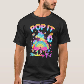 キッドポップ・アートのイット第6誕生日ガール9歳誕生日 Tシャツ