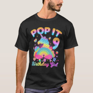 キッドポップ・アートのイット9th誕生日ガール9歳誕生日G Tシャツ
