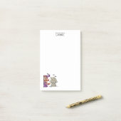 キッドラップおもしろいミイラベビーオレンジID683 ポストイット (デスク上)