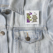 キッドラップおもしろいミイラベビーグリーンID683 缶バッジ (インサイチュ)