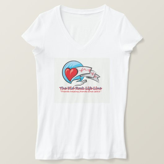 キッドロックライフラインVネックシャツ Tシャツ (デザイン正面)