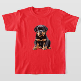 キッドロットワイラーパピーTシャツ Tシャツ