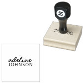 キッド名スタンプ |キッド名ラベル|恒久的なファブリック ラバースタンプ (押印)