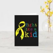 キッド幼少期がん認識度レトロ碁のように戦う カード (黄色い花)