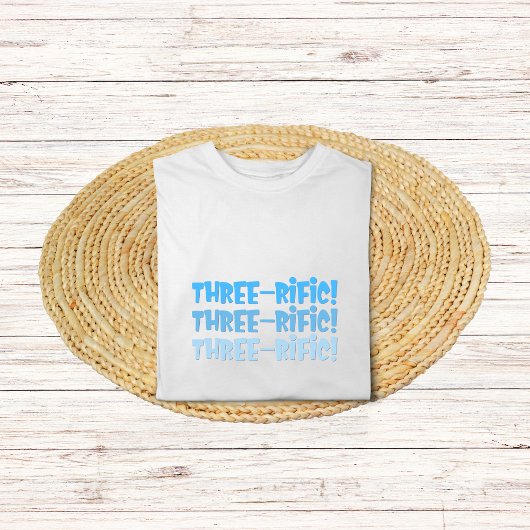 キッド用の三重誕生日シャツ トドラーTシャツ