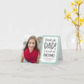 キッド素晴らし編集可能カラー父のデイカード カード (黄色い花)