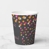 キッド誕生日トゥインクルトゥインクルリトルスター 紙コップ (裏面)