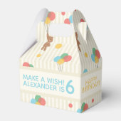 キッド誕生日バルーンテディベア年齢優先ボックス フェイバーボックス (裏面サイド)