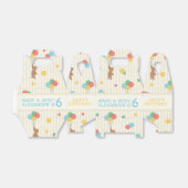 キッド誕生日バルーンテディベア年齢優先ボックス フェイバーボックス (折り畳みなし)