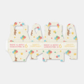 キッド誕生日バルーンテディベア年齢 フェイバーボックス (折り畳みなし)