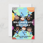 キッド誕生日招待状 招待状 (正面)