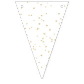 キッド誕生日金ゴールドグリッター バンティングフラッグ (第3の旗)