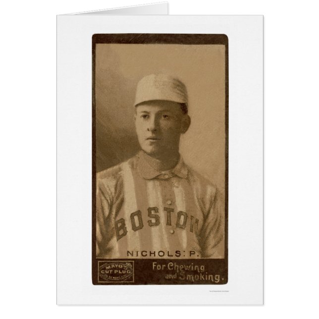 キッド・ニコルズ・レア・ベースボール1895 (正面)