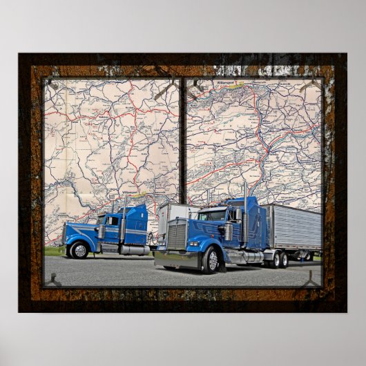 キッド・リッキーの地図のポスター ポスター (正面)