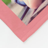 キッパーソナライズされたズファミリー写真 フリースブランケット (角)