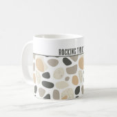 「キッパーソナライズされたチンを揺らす」コーヒーマグ コーヒーマグカップ (正面左)