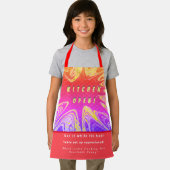 キッパーソナライズされたチン開く+ 3つのコメンおもしろいト エプロン (インサイチュ)