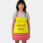 キッパーソナライズされたチン開く+ 3注釈おもしろエプロン エプロン (インサイチュ)