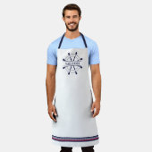 キッパーソナライズされたチ航海の エプロン (着用した状態)