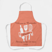 キッパーソナライズされたチ エプロン (正面)