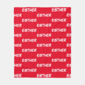 キッパーソナライズされたドフリースブランケット フリースブランケット (正面)