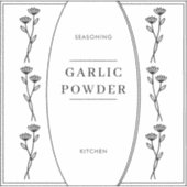 キッミニマルチン調味パントリー瓶ラベル シール (正面)