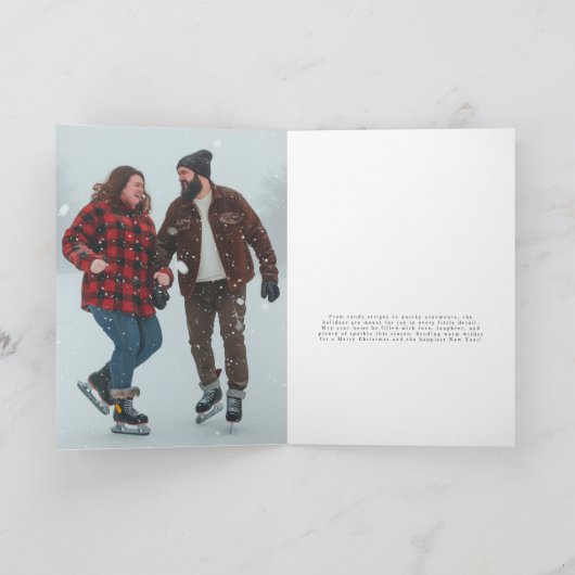 キッメリーシュマスレトロオーナメントホリデーファミリー シーズンカード (内部)