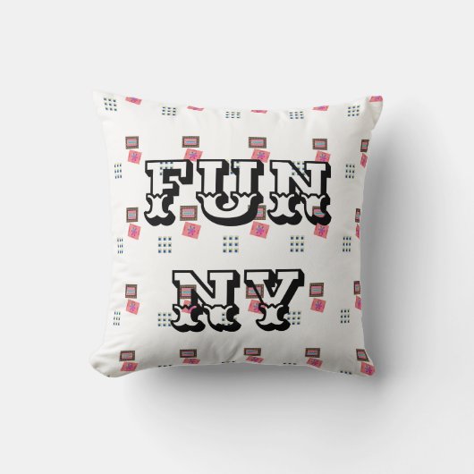 キッモダンおもしろいド黒ベビー クッション (正面)