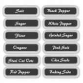 キッモダンチとパントリーの保管ラベル シール (正面)