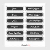 キッモダンチとパントリーの保管ラベル シール (シート)