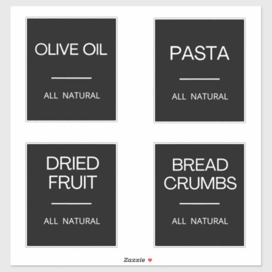 キッモダンチミニマルン食器保管用ラベル シール (シート)