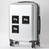 キッモダンチミニマルン食器保管用ラベル シール (スーツケース)