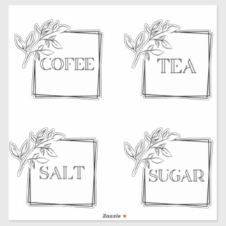 キッモダンチミニマルン食器保管用ラベル シール