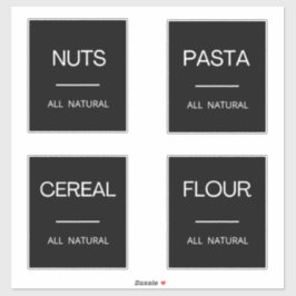 キッモダンチミニマルン食器保管用ラベル シール