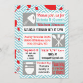 キッモダンチンブライダルシャワー招待状 招待状 (正面/裏面)