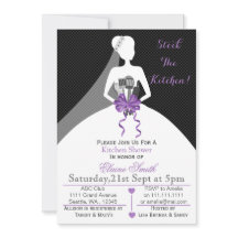 キッモダンチンブライダルシャワー招待状