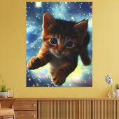 キッランニングテン宇宙 キャンバスプリント (インサイチュ (リビング))