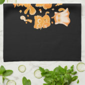 キッ不気味テクラシックンTシャツ キッチンタオル (折り畳み)