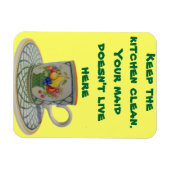 キッ保チの掃除 マグネット (横)