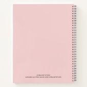 キッ図解入りの、写真付きのチン用品パーソナライズされたレシピ ノートブック (裏面)