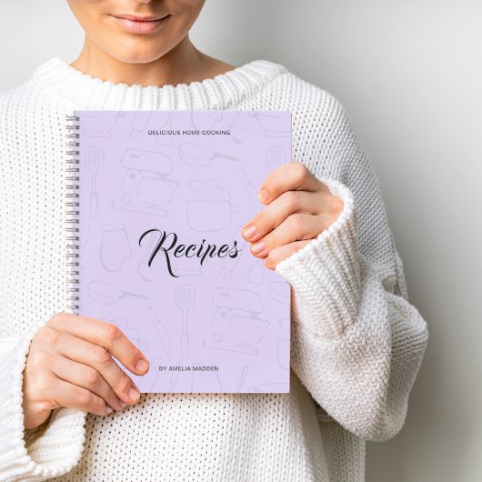 キッ図解入りの、写真付きのチン用品パーソナライズされたレシピ ノートブック