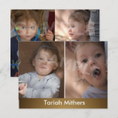 キッ手頃ズヘッドショット（両面カード） ポストカード (正面/裏面)