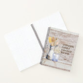 キッ素朴チン器具花白木造レシピ ノートブック (内部)